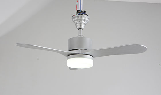 Дистанционное управление цвета потолочного вентилятора СИД Dimmable 42 дюймов серебряное приостанавливало установленный