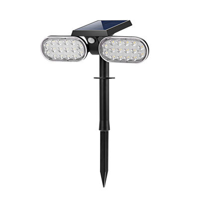 Вне затемнителя поддержки светов сада датчика движения 90lm/W 3.7V Pir солнечного