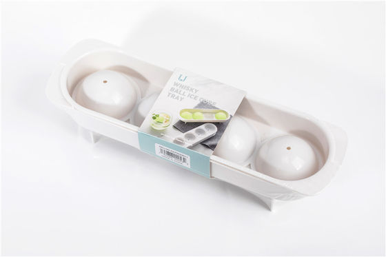 Поднос куба льда продуктов 115g Kitchenware силикона ЕС CE сферически с крышкой