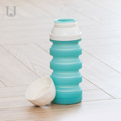 Чашка на открытом воздухе собаки продуктов любимца силикона 570ml складной выпивая